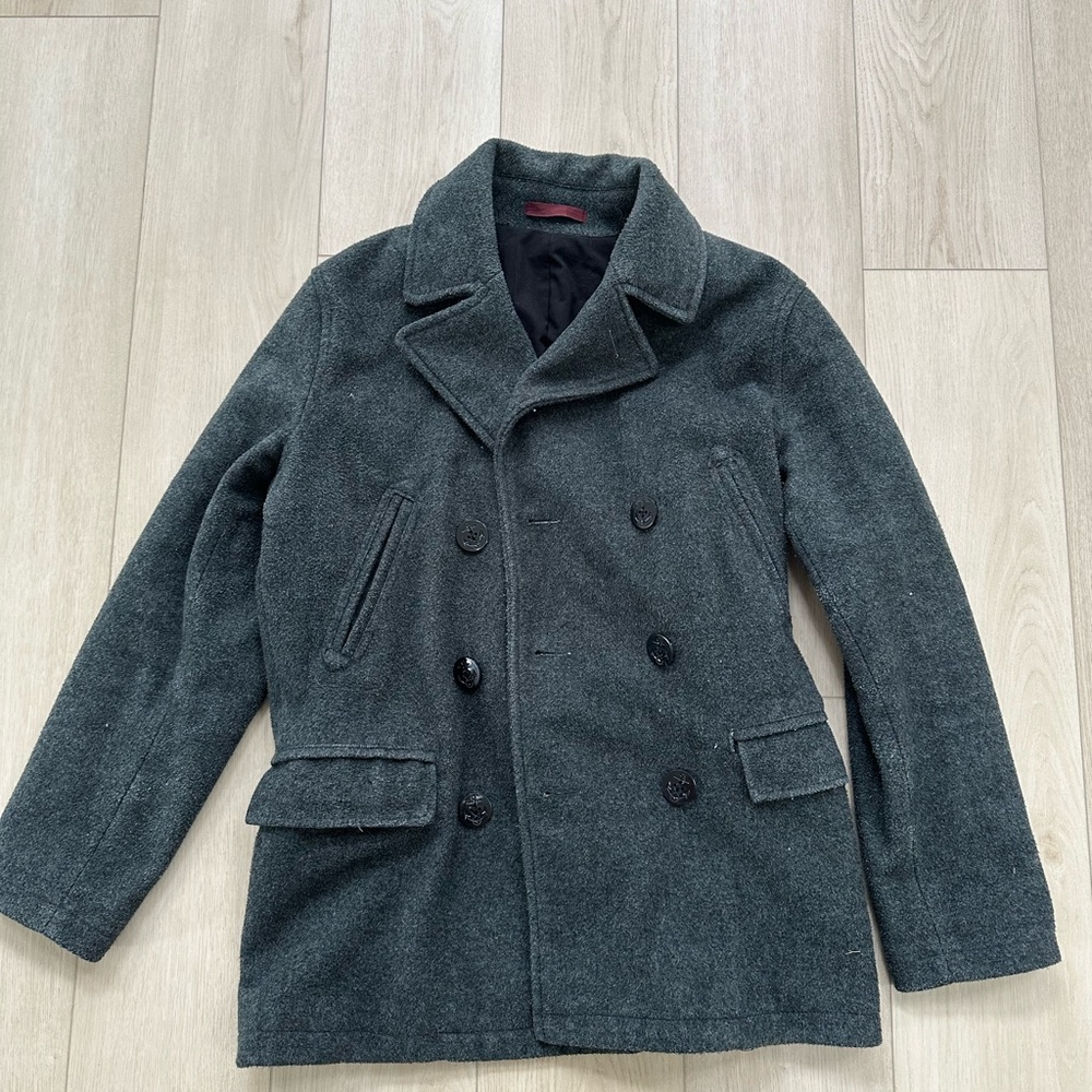 Men's Old Navy Classic Gray Peacoat